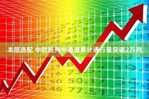 本信选配 中欧班列中通道累计通行量突破2万列
