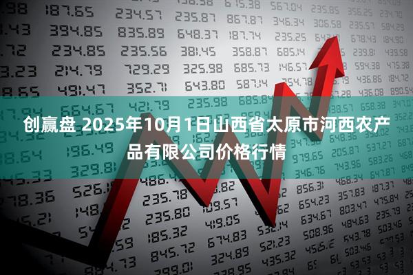 创赢盘 2025年10月1日山西省太原市河西农产品有限公司价格行情